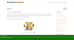 Desktop Screenshot of elrincondelprogramador.net